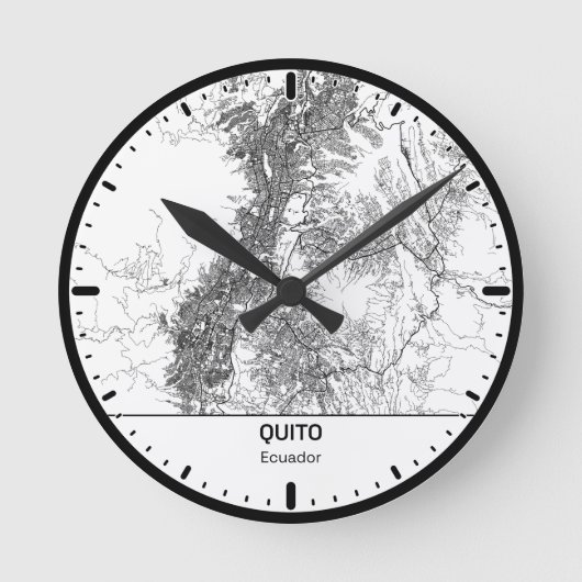 Quito Klok Stad Lijn Kunst (Voorkant)