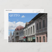 Quito straten briefkaart (Voorkant / Achterkant)