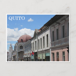Quito straten briefkaart