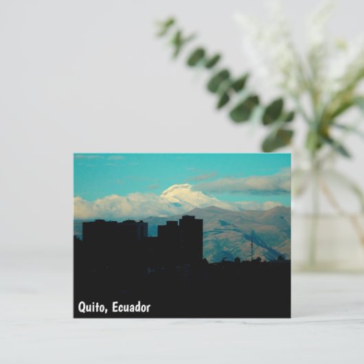 Quito vulcano briefkaart (Staand voorkant)