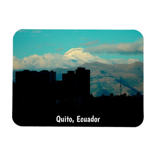 Quito vulcano magneet (Horizontaal)