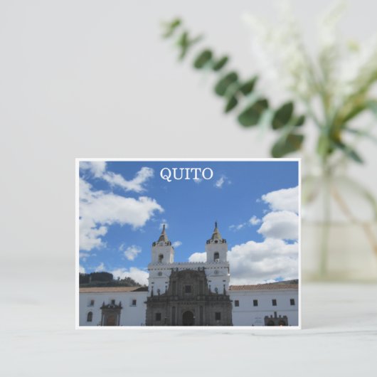 quitoarchitectuur briefkaart (Staand voorkant)