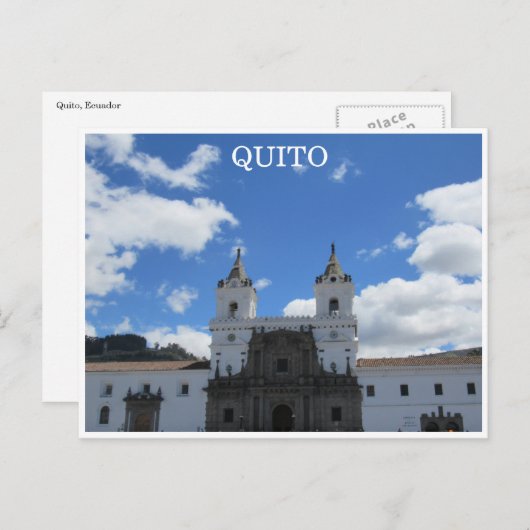 quitoarchitectuur briefkaart (Voorkant / Achterkant)