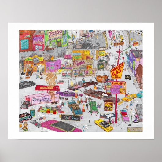 Quito's Benzinepomp Poster (2) (Voorkant)