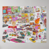 Quito's benzinestation Poster (Voorkant)