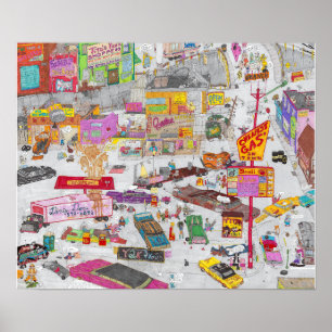 Quito's benzinestation Poster