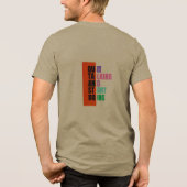 #QuitTalking&StartDoingT-Shirt Tri-Blend Shirt (Achterkant)