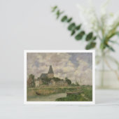 Quittebeuf, 1893 (olie op canvas) briefkaart (Staand voorkant)