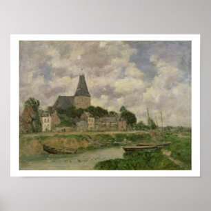 Quittebeuf, 1893 (olie op canvas) poster