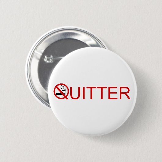 Quitter-Button Ronde Button 5,7 Cm (Voorkant /achterkant)