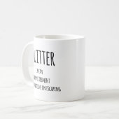 Quitter Retirement Gift, Funny Retirement Gift Co Koffiemok (Voorkant links)