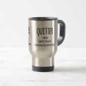 Quitter Retirement Gift, Funny Retirement Gift Co Reisbeker (Voorkant rechts)