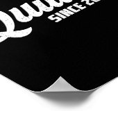 Quitter Since 2025 Non-smoker Quit Smoking  Poster (Hoek)