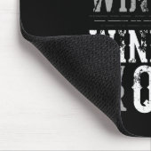 Quitters winnen nooit met Tiger Black Muismat (Hoek)