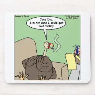 Quittng Roking Kold Turkey Funny Gifts & T - shirt Muismat