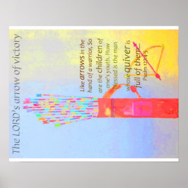 Quiver vol pijlen poster