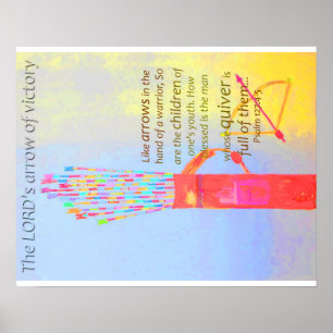 Quiver vol pijlen poster