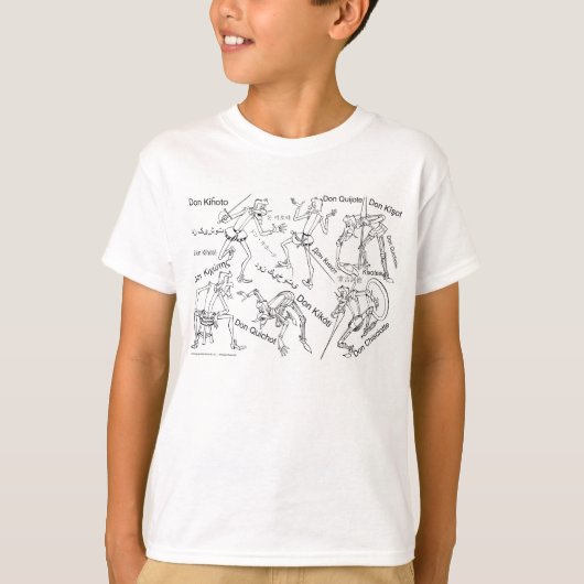 QUIXOTE IN VERTAALCamiseta T-shirt (Voorkant)