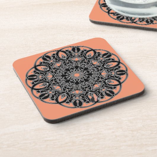 Quixotic Octa Glyph Dusk Onderzetter (Linkerzijde)