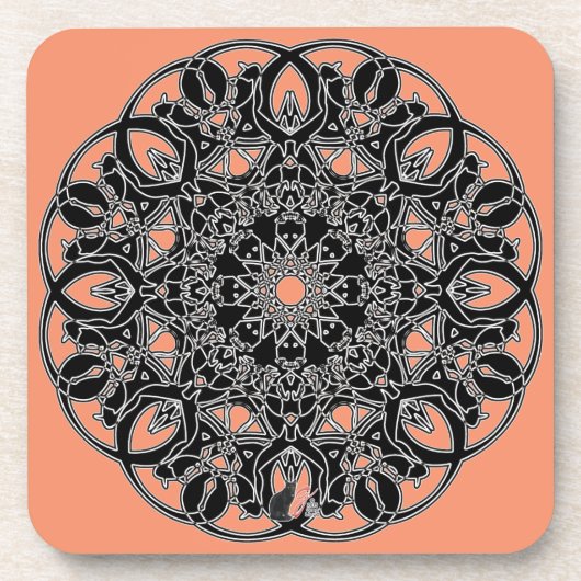 Quixotic Octa Glyph Dusk Onderzetter (Voorkant)