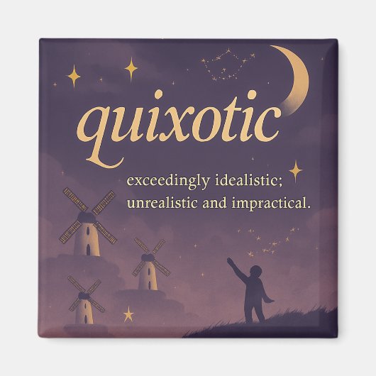 Quixotisch Magneet (Voorkant)