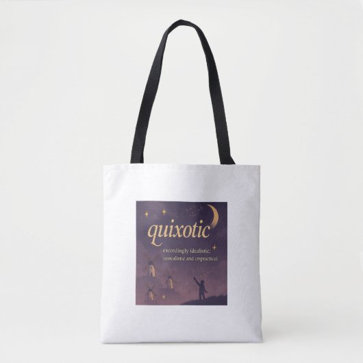 Quixotisch Tote Bag (Voorkant)