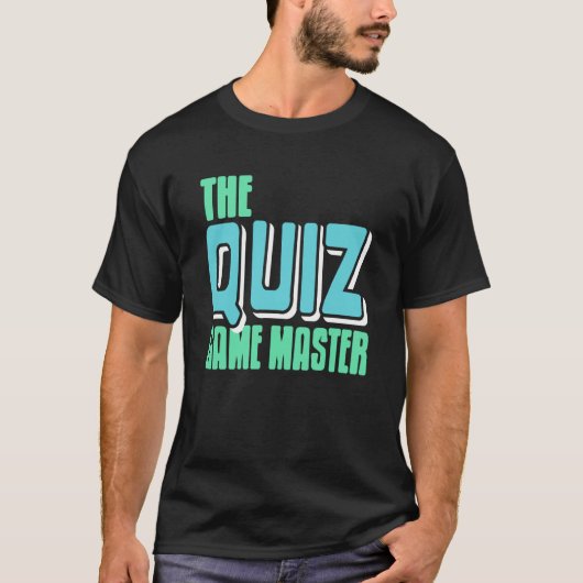 Quiz Game Master Modus Geactiveerd voor Slimme Men T-shirt (Voorkant)