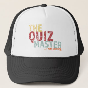 Quiz Master Trucker Hat Trucker Pet