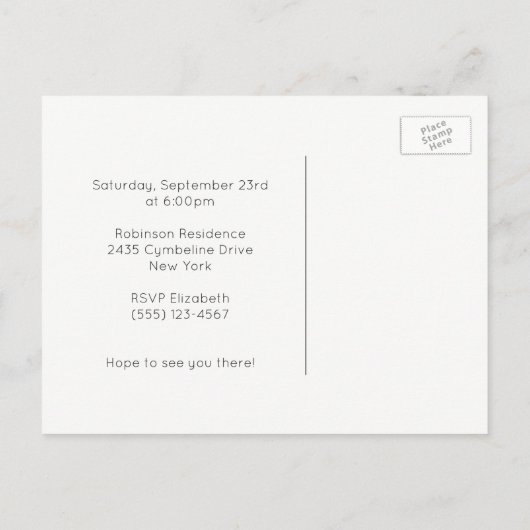 Quiz Night Trivia Party Invitation Uitnodiging Briefkaart (Achterkant)