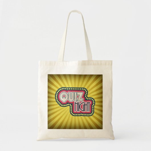 Quiz Night Trivia Party Tote Bag (Voorkant)