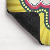 Quiz Night Trivia Party Yellow Sunburst Muismat (Hoek)