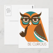 Quizik Owl Briefkaart (Voorkant / Achterkant)