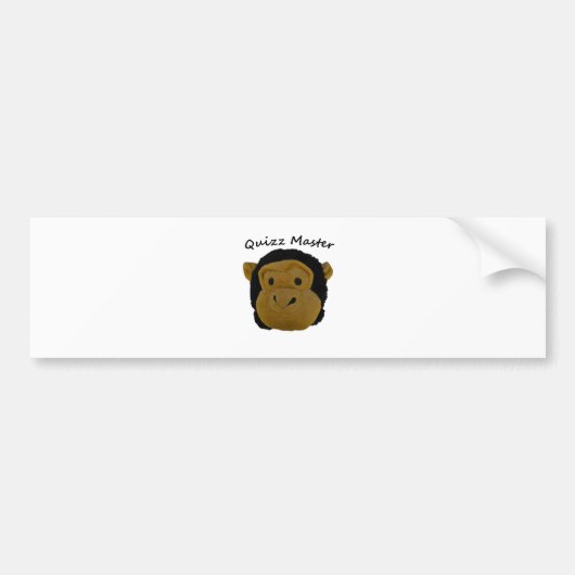 Quizmaster Bumpersticker (Voorkant)