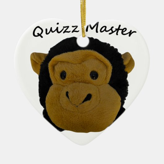 Quizmaster Keramisch Ornament (Voorkant)