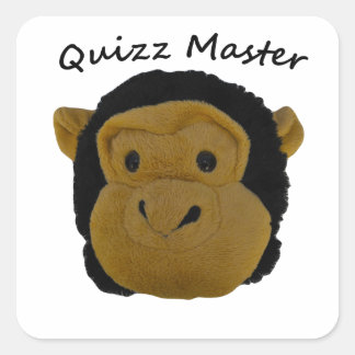 Quizmaster Vierkante Sticker