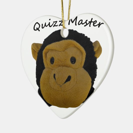 Quizz Master Keramisch Ornament (Links)