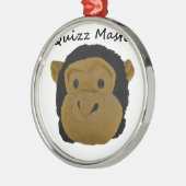 Quizz Master Metalen Ornament (Links)