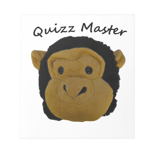 Quizz Master Notitieblok (Voorkant)
