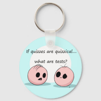Quizzen en tests sleutelhanger