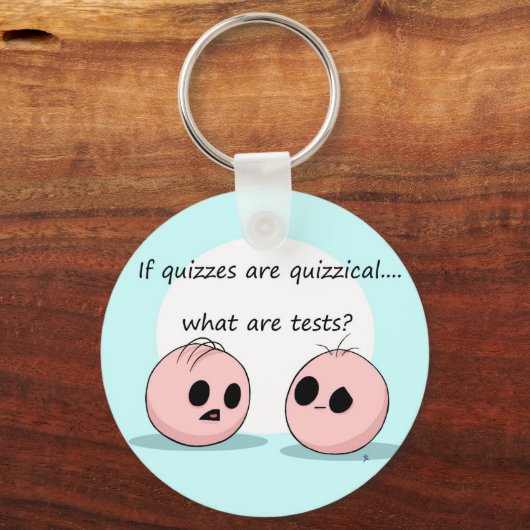 Quizzen en tests sleutelhanger (Voorkant)