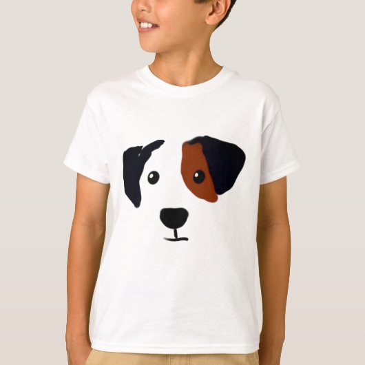 Quizzical Happy Dog T-shirt (Voorkant)