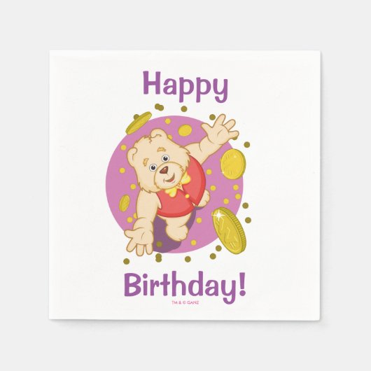 Quizzy Bear Servet (Voorkant)