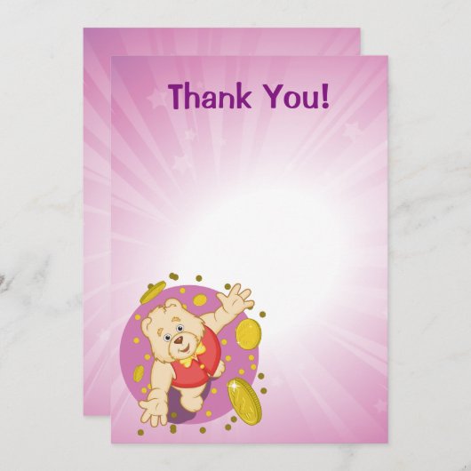 Quizzy Beer Bedankkaart (Voorkant / Achterkant)