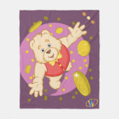 Quizzy Beer Fleece Deken (Voorkant)