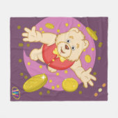 Quizzy Beer Fleece Deken (Voorkant (Horizontaal))