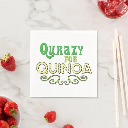 Quizzy voor Quinoa © - Grappig Quinoa thema Servetten (Insitu)