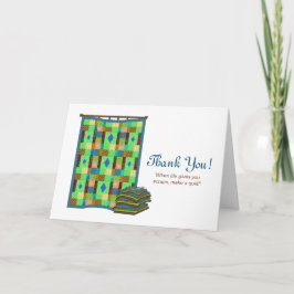 QULITE OP NOTECARD - QUILTER MELODY BEDANKKAART