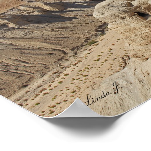 Qumran Cave Israel Canvas Print (Hoek)