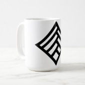 Qunari-symbool Koffiemok (Voorkant links)