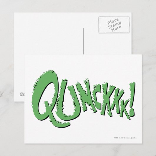 QUNCKKK! BRIEFKAART (Voorkant / Achterkant)